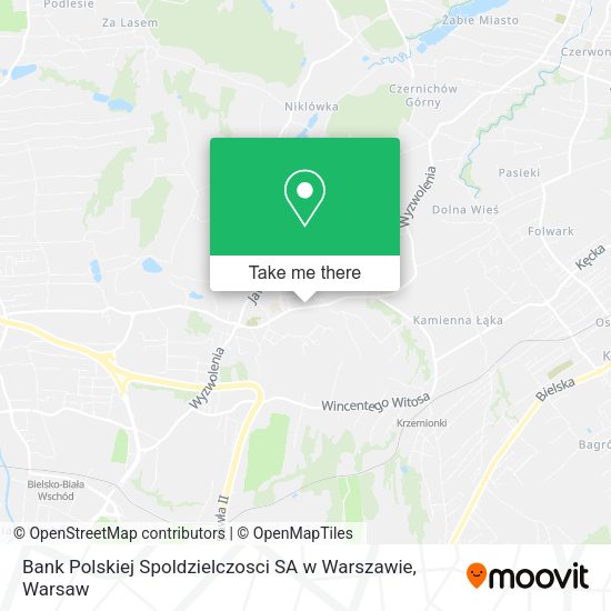 Bank Polskiej Spoldzielczosci SA w Warszawie map