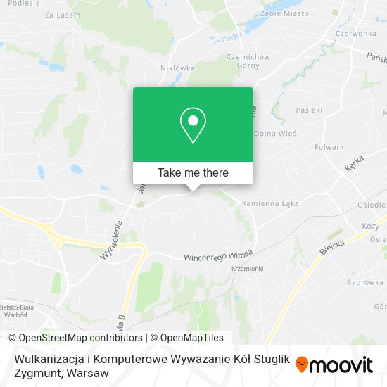 Wulkanizacja i Komputerowe Wyważanie Kół Stuglik Zygmunt map