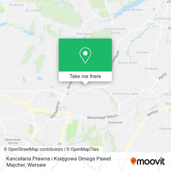 Kancelaria Prawna i Księgowa Omega Paweł Majcher map