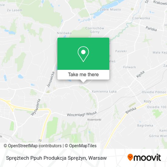 Sprężtech Ppuh Produkcja Sprężyn map