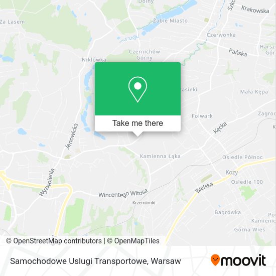 Карта Samochodowe Uslugi Transportowe