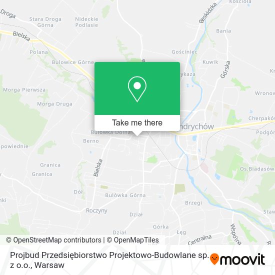 Projbud Przedsiębiorstwo Projektowo-Budowlane sp. z o.o. map