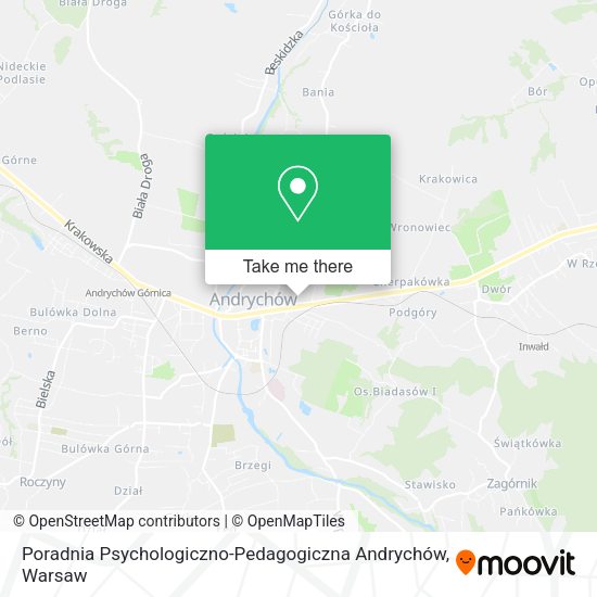 Poradnia Psychologiczno-Pedagogiczna Andrychów map