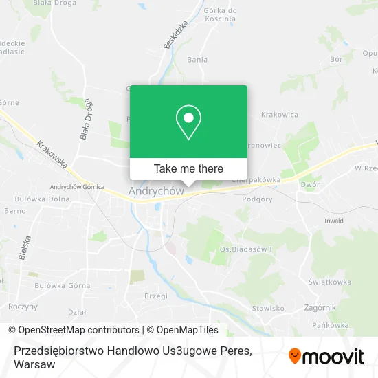 Карта Przedsiębiorstwo Handlowo Us3ugowe Peres