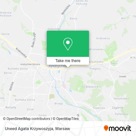 Uneed Agata Krzywoszyja map