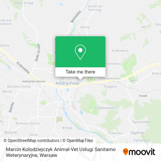 Marcin Kołodziejczyk Animal-Vet Usługi Sanitarno Weterynaryjne map