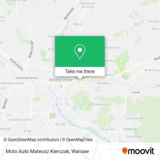 Moto Auto Mateusz Kierczak map