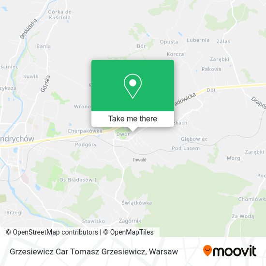 Grzesiewicz Car Tomasz Grzesiewicz map