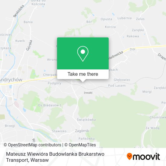 Mateusz Wiewióra Budowlanka Brukarstwo Transport map