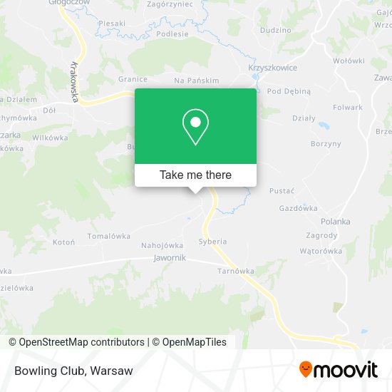 Bowling Club map