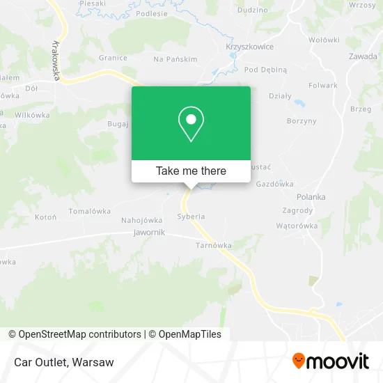 Карта Car Outlet