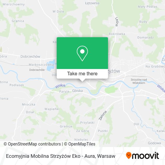 Карта Ecomyjnia Mobilna Strzyżów Eko - Aura