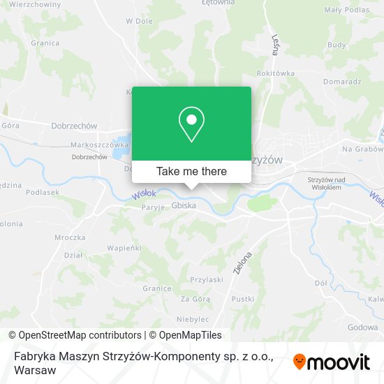 Fabryka Maszyn Strzyżów-Komponenty sp. z o.o. map