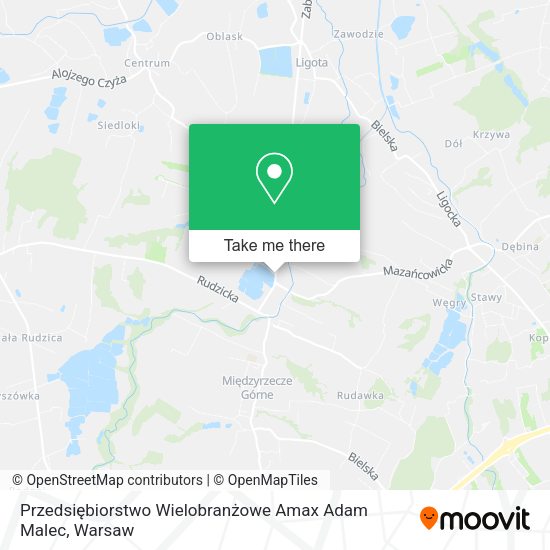 Przedsiębiorstwo Wielobranżowe Amax Adam Malec map