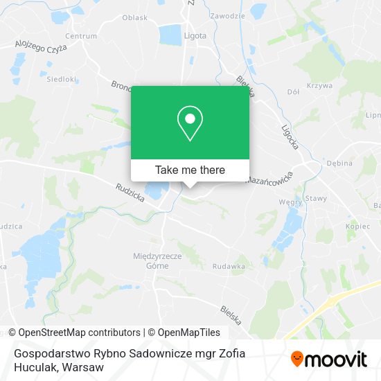 Gospodarstwo Rybno Sadownicze mgr Zofia Huculak map