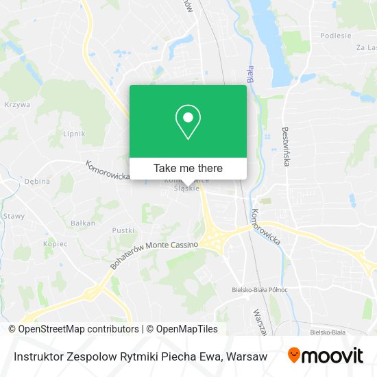 Instruktor Zespolow Rytmiki Piecha Ewa map