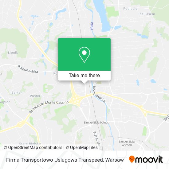 Firma Transportowo Uslugowa Transpeed map