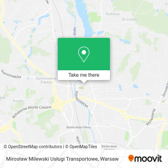 Mirosław Milewski Usługi Transportowe map