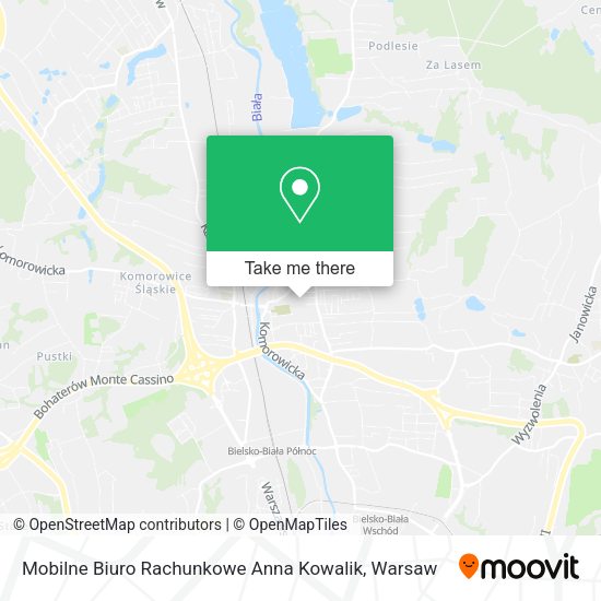 Mobilne Biuro Rachunkowe Anna Kowalik map