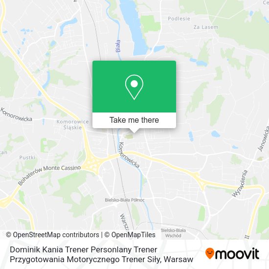 Dominik Kania Trener Personlany Trener Przygotowania Motorycznego Trener Siły map