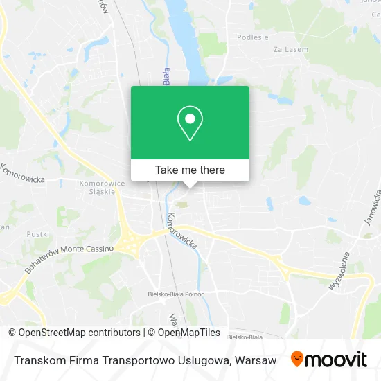 Карта Transkom Firma Transportowo Uslugowa