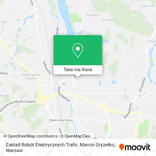 Zakład Robót Elektrycznych Trafo. Marcin Gryzełko map