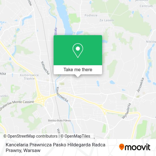 Kancelaria Prawnicza Pasko Hildegarda Radca Prawny map