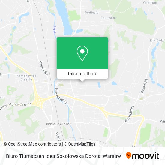 Biuro Tłumaczeń Idea Sokołowska Dorota map