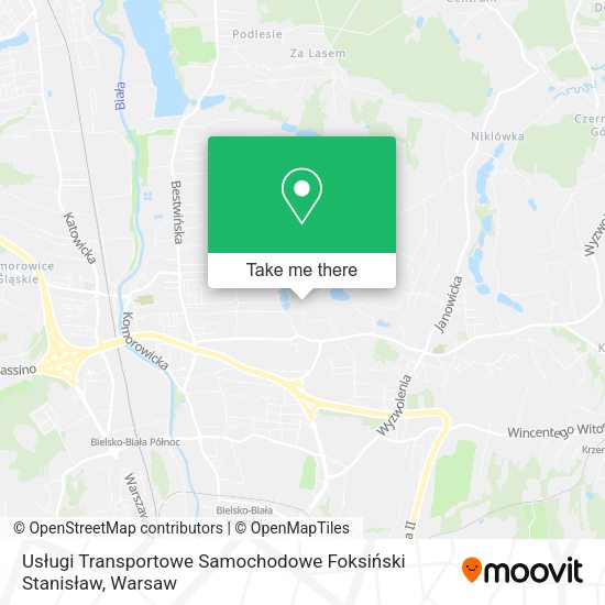 Usługi Transportowe Samochodowe Foksiński Stanisław map