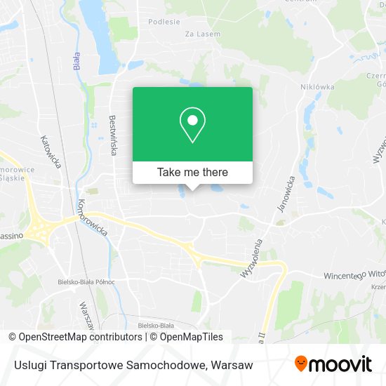 Uslugi Transportowe Samochodowe map