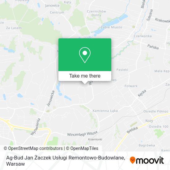 Ag-Bud Jan Żaczek Usługi Remontowo-Budowlane map