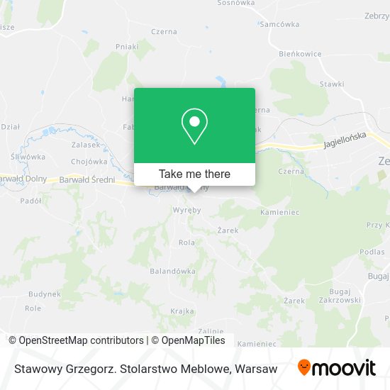 Stawowy Grzegorz. Stolarstwo Meblowe map