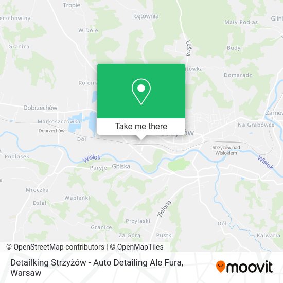 Detailking Strzyżów - Auto Detailing Ale Fura map