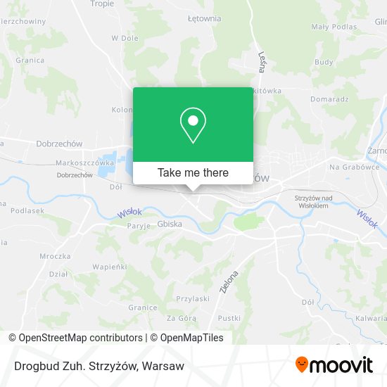 Drogbud Zuh. Strzyżów map