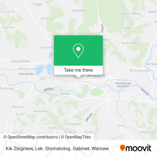 Kik Zbigniew, Lek. Stomatolog. Gabinet map