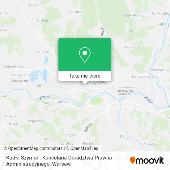 Карта Kudła Szymon. Kancelaria Doradztwa Prawno - Administracyjnego