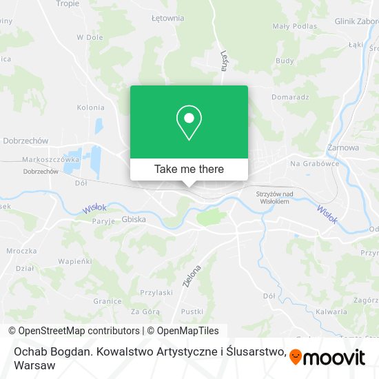 Ochab Bogdan. Kowalstwo Artystyczne i Ślusarstwo map