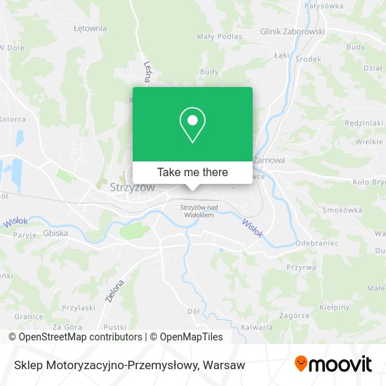 Sklep Motoryzacyjno-Przemysłowy map