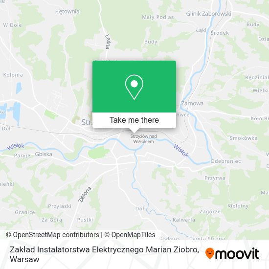 Zakład Instalatorstwa Elektrycznego Marian Ziobro map