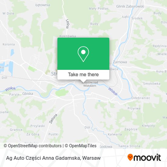 Ag Auto Części Anna Gadamska map