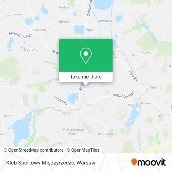 Klub Sportowy Międzyrzecze map