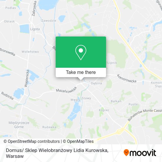 Domus/ Sklep Wielobranżowy Lidia Kurowska map