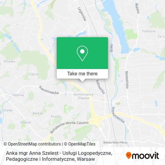 Anka mgr Anna Szelest - Usługi Logopedyczne, Pedagogiczne i Informatyczne map