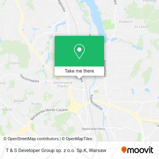 T & S Developer Group sp. z o.o. Sp.K map
