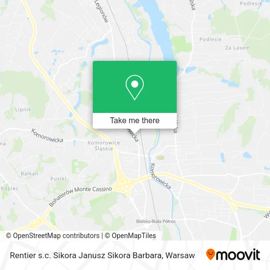 Карта Rentier s.c. Sikora Janusz Sikora Barbara