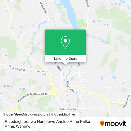 Przedsiębiorstwo Handlowe Aneldo Anna Pałka Anna map