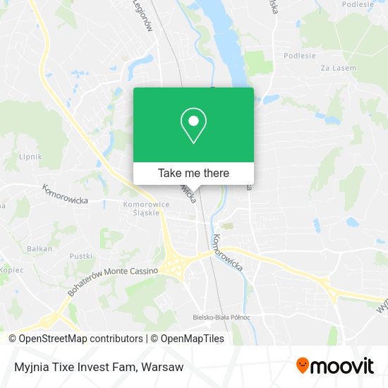 Myjnia Tixe Invest Fam map