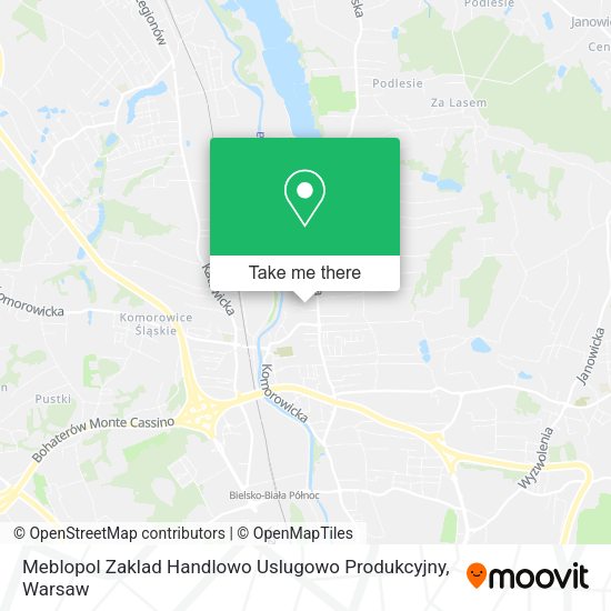 Meblopol Zaklad Handlowo Uslugowo Produkcyjny map