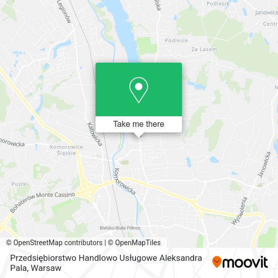 Przedsiębiorstwo Handlowo Usługowe Aleksandra Pala map