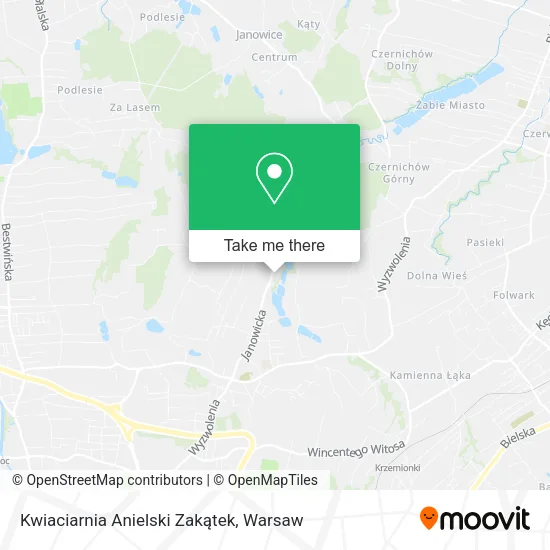 Карта Kwiaciarnia Anielski Zakątek